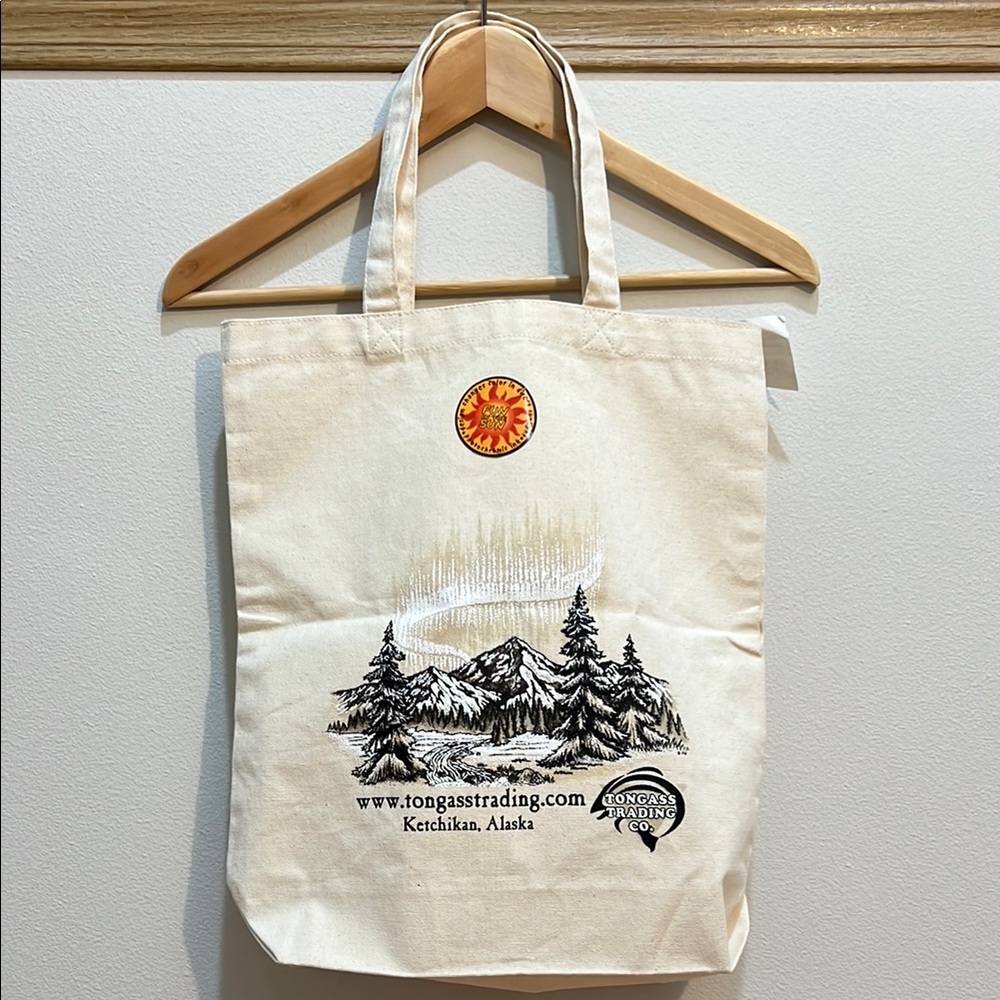 Alaska Scenic Canvas Tote Bag